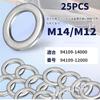 JUJUGO 94109-12000 Aluminum Drain Gasket for Honda Cars Change M12 Outer Diameter
