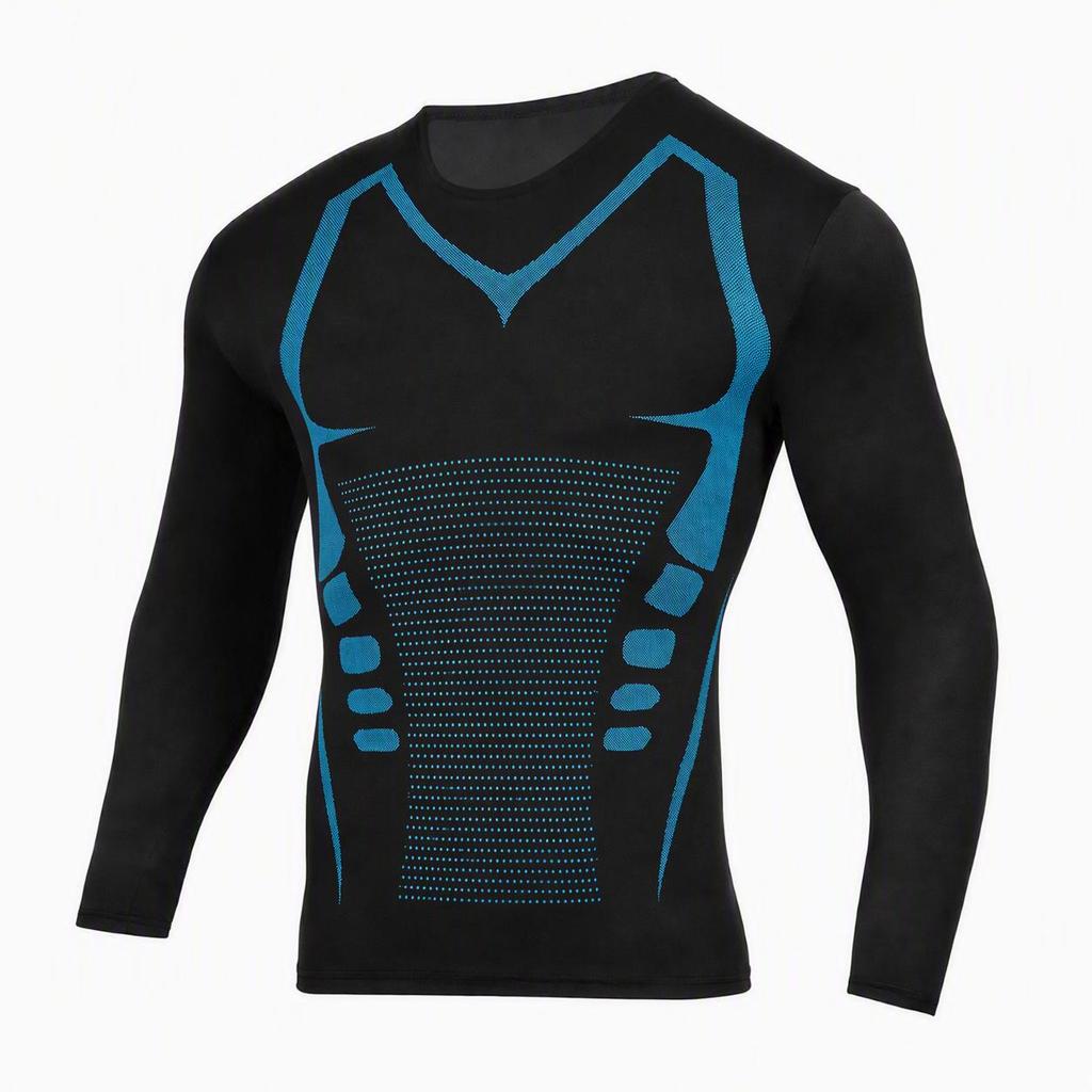 Men's High Stretch Quick-Dry Sci-fi Sports Compression T-shirt, Basketball Vest, Running Wear