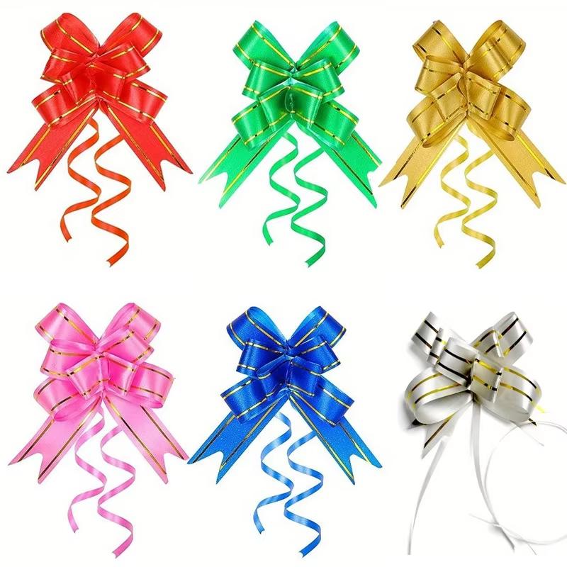 200PCS Colorful Gift Packaging Bow Party Birthday Mother's Day Halloween Christmas Decoration Bow Gift Decoration CDN
