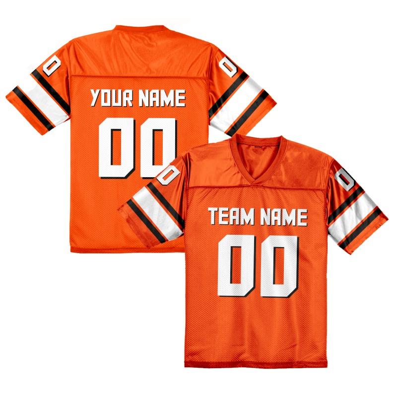 Personalized American Football Shirt Custom Navy White Football Jersey with Team Name Number Gift for Men Women Kids