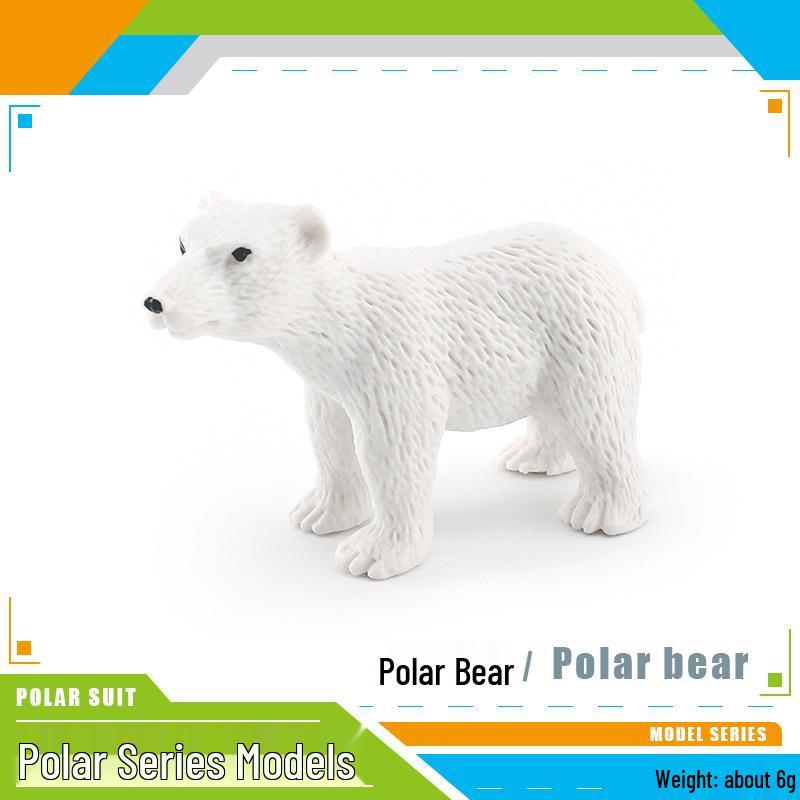 Realistic Arctic Animal Models: Polar Bear, Arctic Fox, Seal, Walrus, Whale