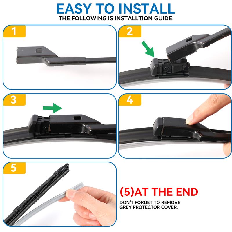 Erick's Scheibenwischer LHD Frontscheibenwischerblätter für Kia Ceed Cee'd 2006 - 2009 Windschutzscheibe Fensterreinigung Regenbürsten 24''+18''