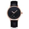 TOMI T085 Minimalist Quartz Watch Unisex Leather Strap Simple Design Fashion Business Wristwatch  ODM Custom Logo Watch