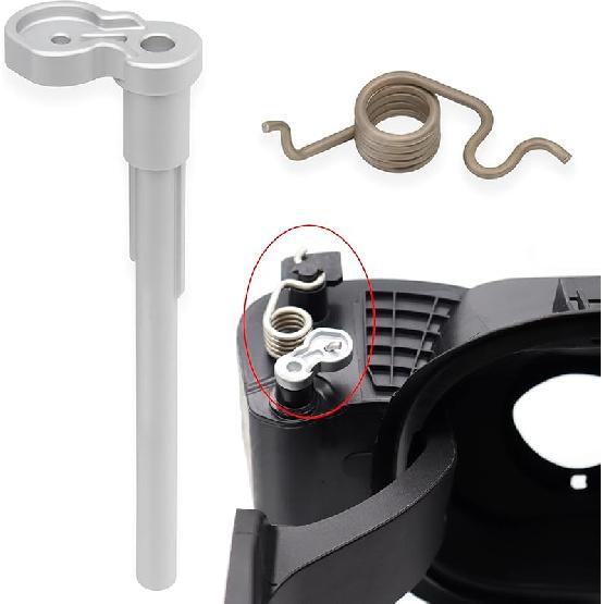 Fuel Door Hinge Pin With Gas Door Spring For Chevrolet Silverado/GMC Sierra -2025 1500/2500/3500 HD, Aluminum Hinge Kit For Permanent Loose Gas Cap Hinge+Spring