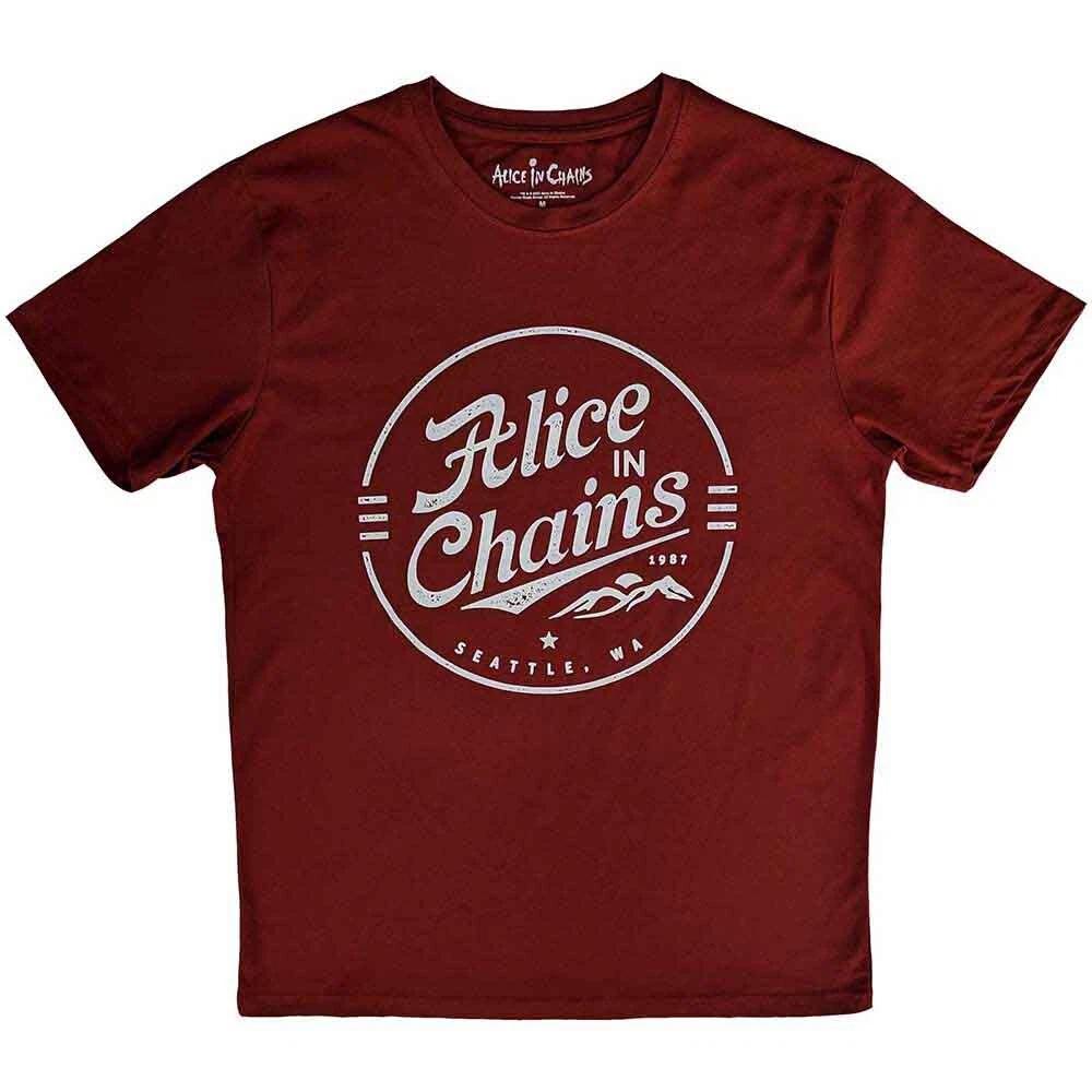

Alice In Chains Circle Emblem Red T shirt - NEW L