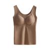 Thermal Tank Top for Women Sleeveless Underwear Top Padded Camisole Undershirt Winter Warm Base Layer for Cold Weather