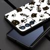 Abstract Creative Cat Line Phone Case For Oppo A17 A31 A54 A57 A78 A79 A98 Find X5 X6 Reno 10 11 12 13 F Pro 5G Soft TPU Cover