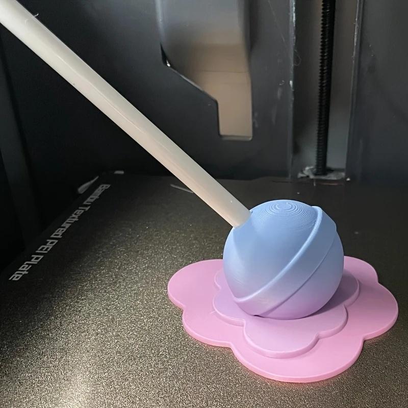 Creative Melting Lollipop Pencil Holder Portable Storage For Pencil Touchscreen Pen And Accessories Perfect Gift For Office Home