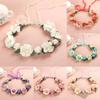 Handmade Elegant Flower Crown Simulated Flower Headbands Sweet Floral Garland For