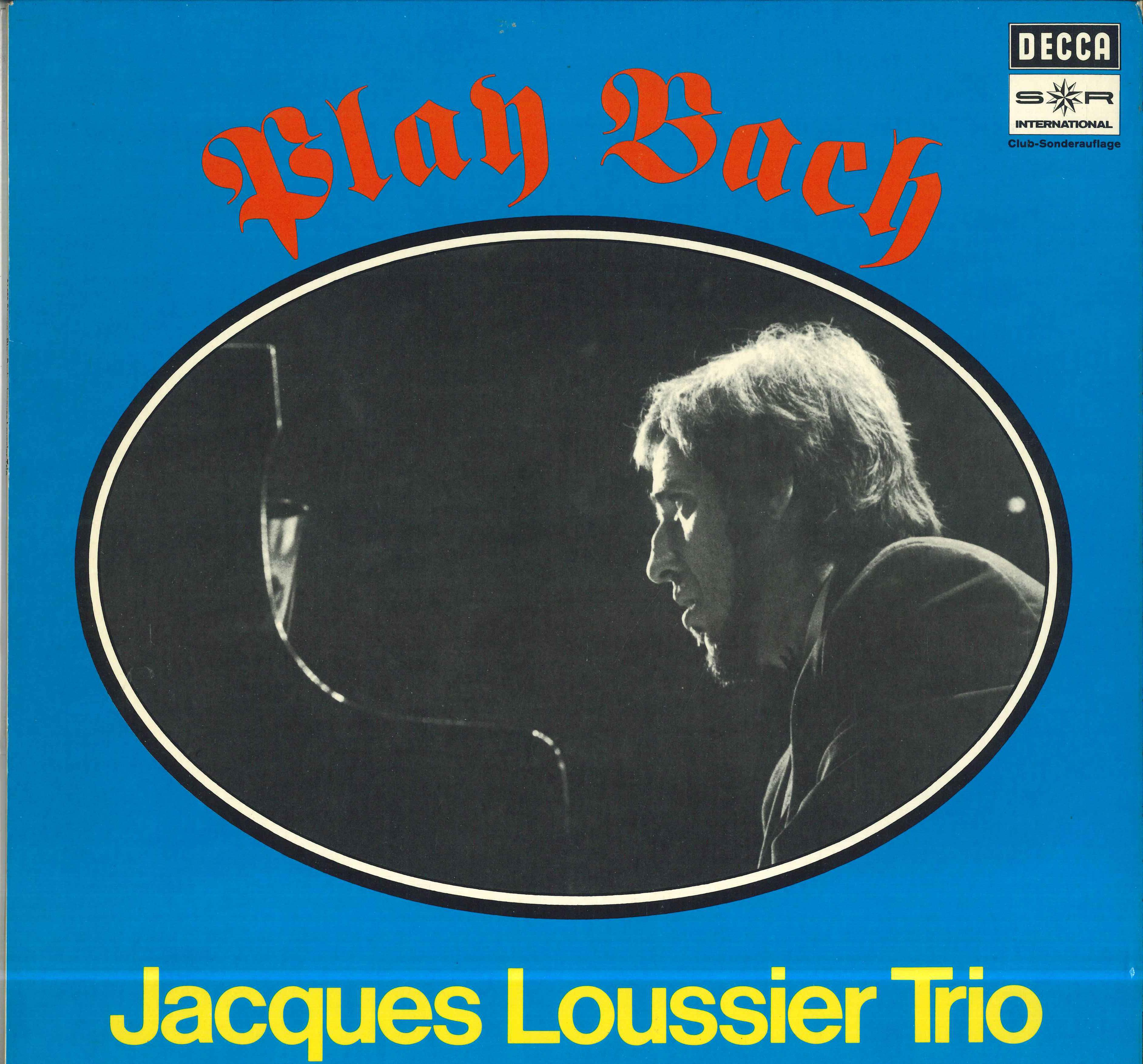 

LP Record JACQUES LOUSSIER TRIO Play Bach 64000 DECCA 1975 Germany Jazz Used