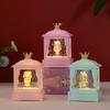 Lovely Lolita Style Resin Music Box Bedroom Bedside Star Light Creative Gift For Girls
