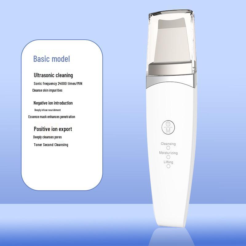 

Ультразвуковой скребок для кожи, инструмент для удаления черных точек и косметической очистки