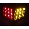 waase For Kawasaki Z750 2007-2012 / Z1000 2007 2008 2009 Chrome Rear Tail Light Brake Turn Signals Integrated LED Light