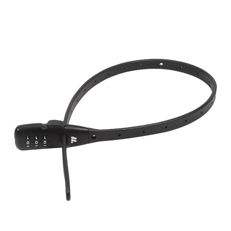 

Combination Cable Lock for Bicycle & Motorcycle Portable Helmet & Luggage Lock with Adjustable Tie for Skateboard & E-scooter Regular Long