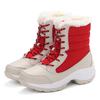 High-top Snow Boots Women Fashion Plush Boots Warm Cotton Shoes Thick-soled Winter Walking Shoes Platform Shoes