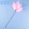 Tassel cat teaser wand, cat toy with feathers and bells, fairy cat teaser for boredom relief, interactive pet cat toy supplies