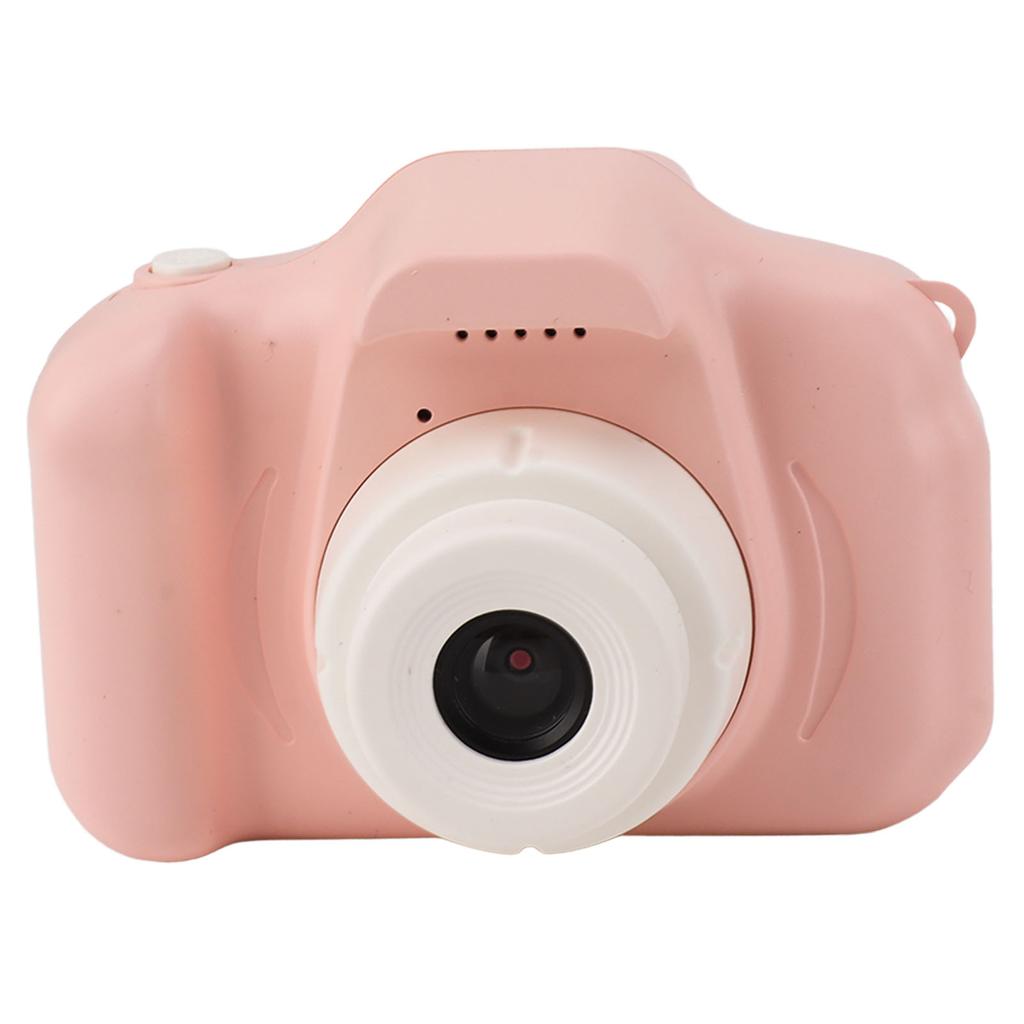 Barnekamera med snor Rosa 200mah Bærbar Høyoppløselig Barnevideoopptaker for Gutter Jenter