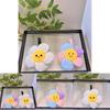 Kreativer bunter Sonnenblumen Plüschtier Schlüsselanhänger Ideal für Kindergeschenk 13cm Höhe