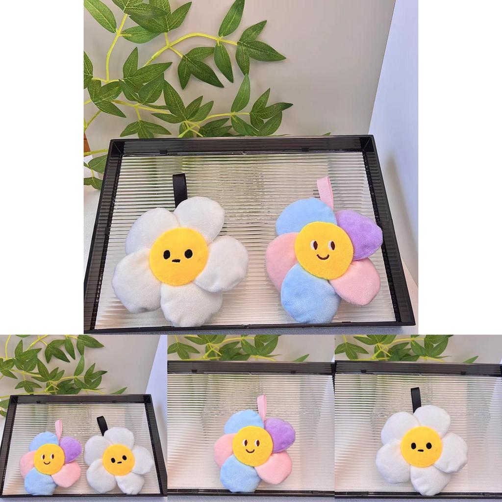 Creative Colorful Sunflower Plush Toy Keychain Ideal For Children Gift 13cm Height