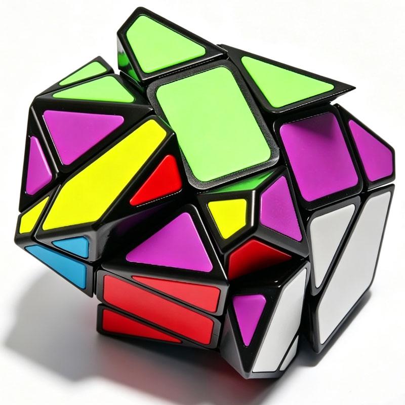 Creative Idea Magic Hexagonal Prism Speed Cube 3x3x3 Fun Challenging Brain Teaser Toys Educational Gifts For Kids & Adults
