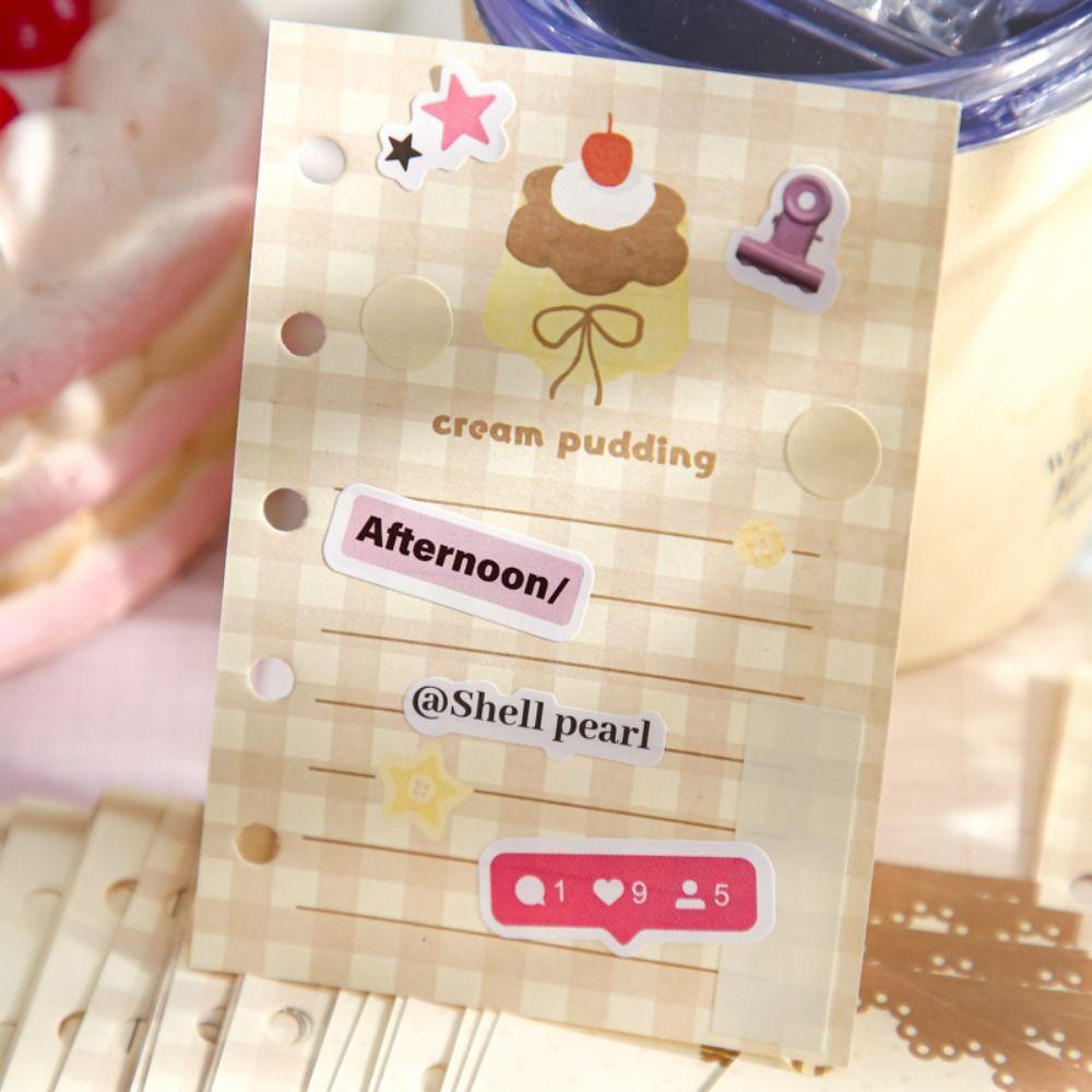 Dessert Party Series Diary Notepad Multipurpose Scrapbook Paper Cute Sticky Note  School Stationery