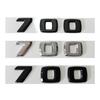 Chrome Matt Gloss Black Letters Number Trunk Emblems 7 0 0