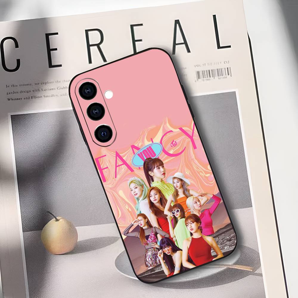 K-POP TWICES Phone Case For Samsung Galaxy A73,A72,A71,A70,A53,A52,A51,Others Soft Black Cover