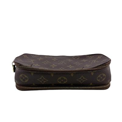 M47505 Skóra Monogram Truth Blush GM Kosmetyczka Brązowa skóra Używana