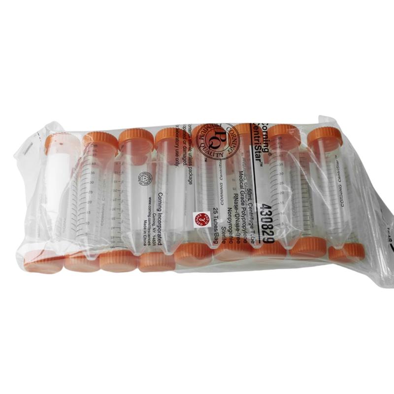 Corning Sterile PP Conical Bottom Screw Cap Centrifuge Tubes