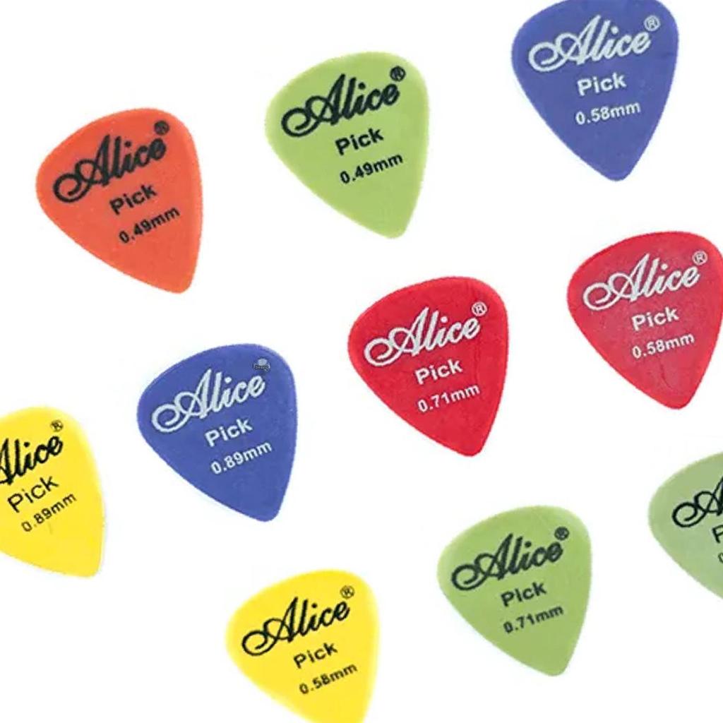Alice Delrin Anti-Slip Fast Rebound Matte Guitar Pick for Acoustic, Electric, and Bass Guitars.