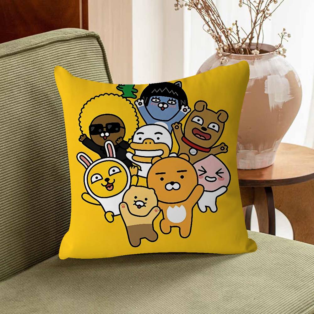 K-KAKAO FRIENDS Kissenbezug Kissenbezug Dekokissenbezug Bedruckter Kissenbezug für Couch