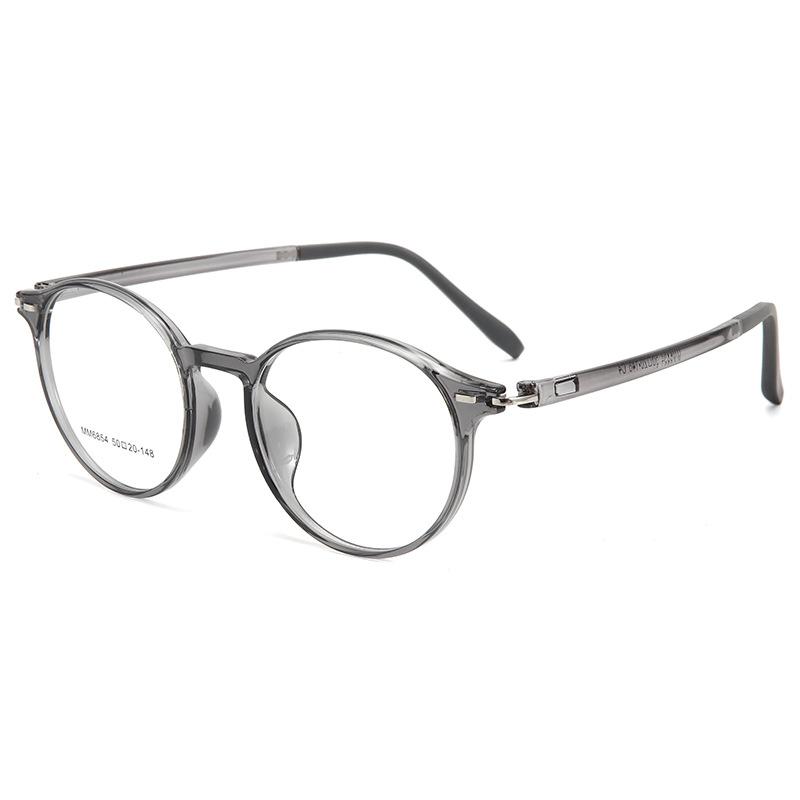 TR90 Oval Frame Glasses Lightweight Anti Blue Light Protection Unisex Classic Retro Spectacles for Men Women