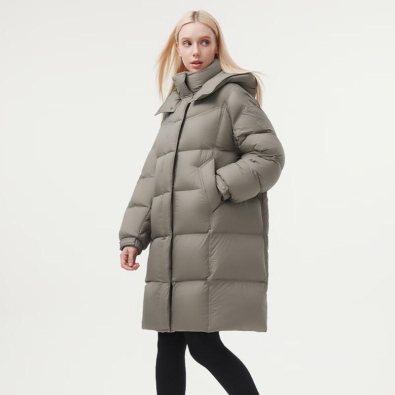 Tanboer Women's Merad Puffer Down Jacket with Detachable Hood