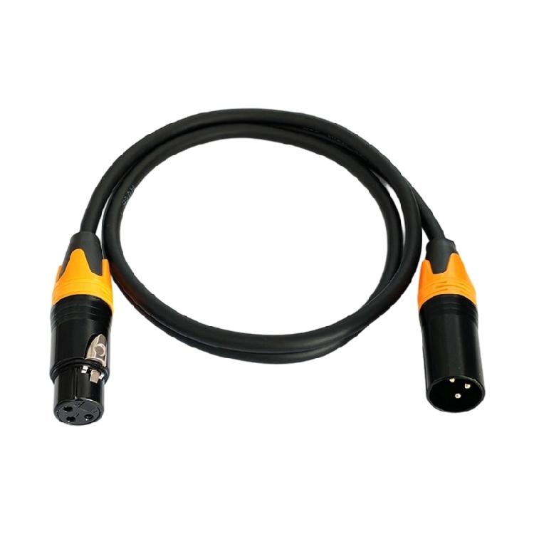 Recording XLR Signal Cable 3 Pin Male To Female, Flexible Line for Desk Side Source, Voice Use, and Stream Work