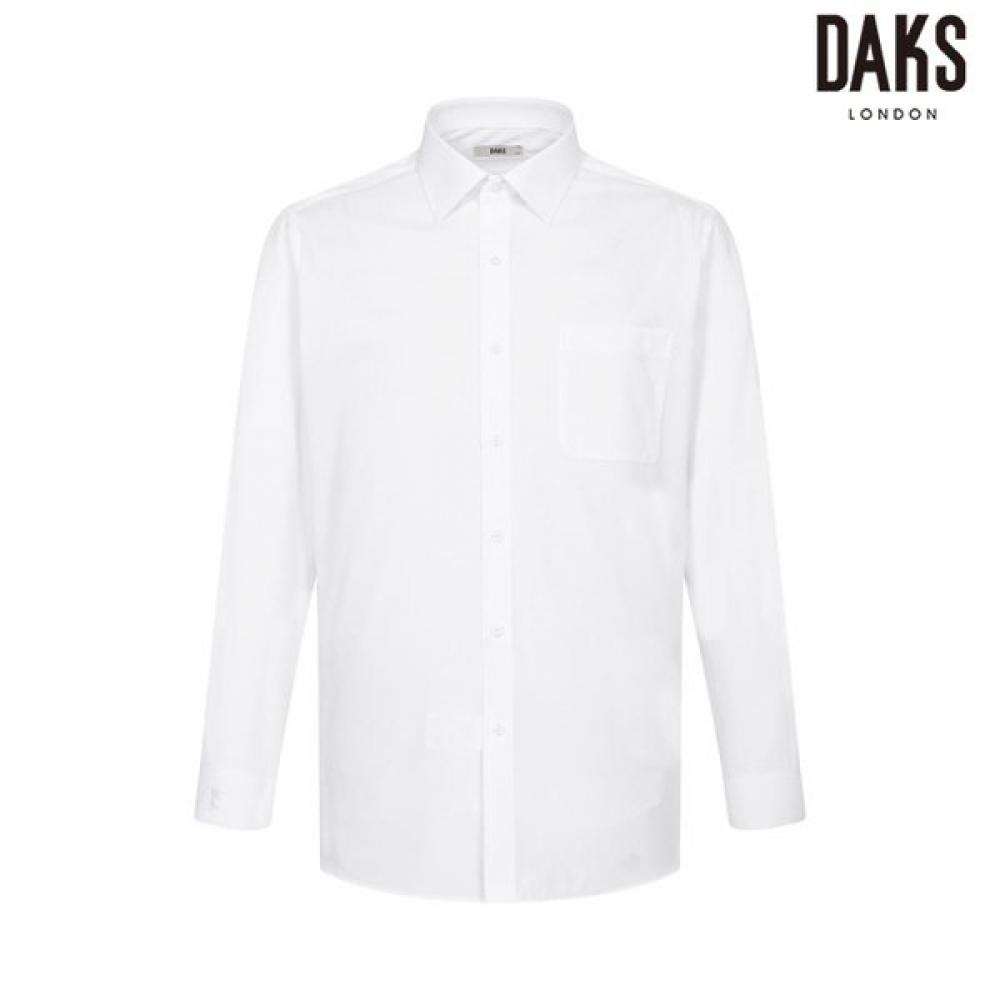 

DakS Men S Rayon Blend eaSy Care Solid Regular Fit dreSS Shirt dmS3Shdl111a1 white/95