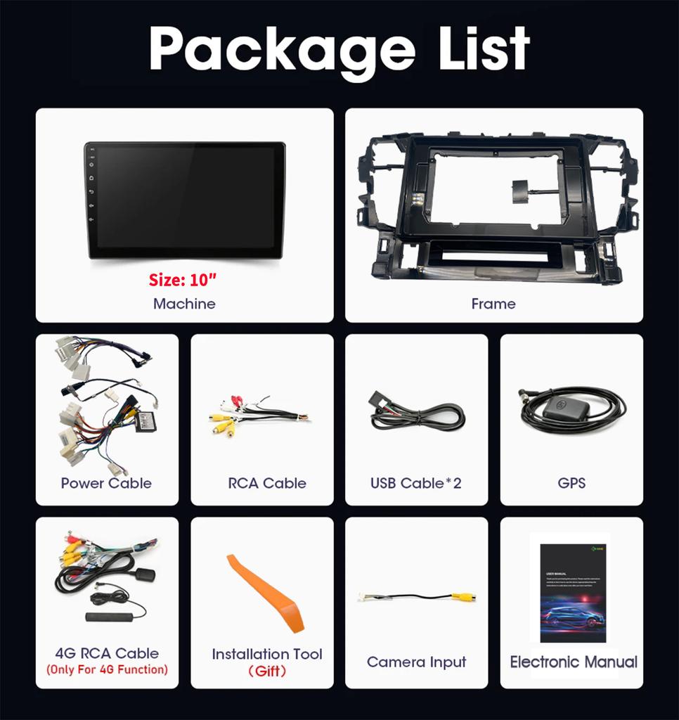 Wireless CarPlay Touch Screen Stereo Android For Toyota Alphard H30 2015-2020 Car Radio Multimedia Navigation Head Unit Screen