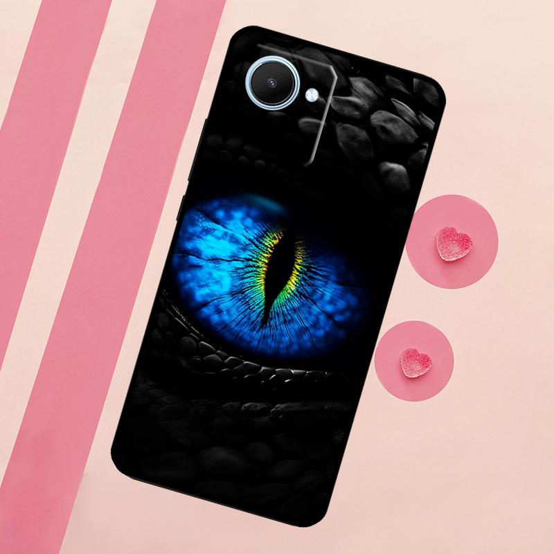 Dragon Eye Gothic For Realme C67 C75 C63 C61 C71 C55 C51 C65 C53 10 11 12 13 14 15 Pro Plus GT6 GT7 Pro Case