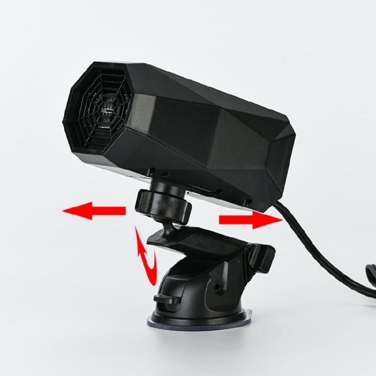12V Car Heater Comfortable Cabin Temperature Maintenance Tool for Warmth&Visibility, Defroster Rotatable Heating Device