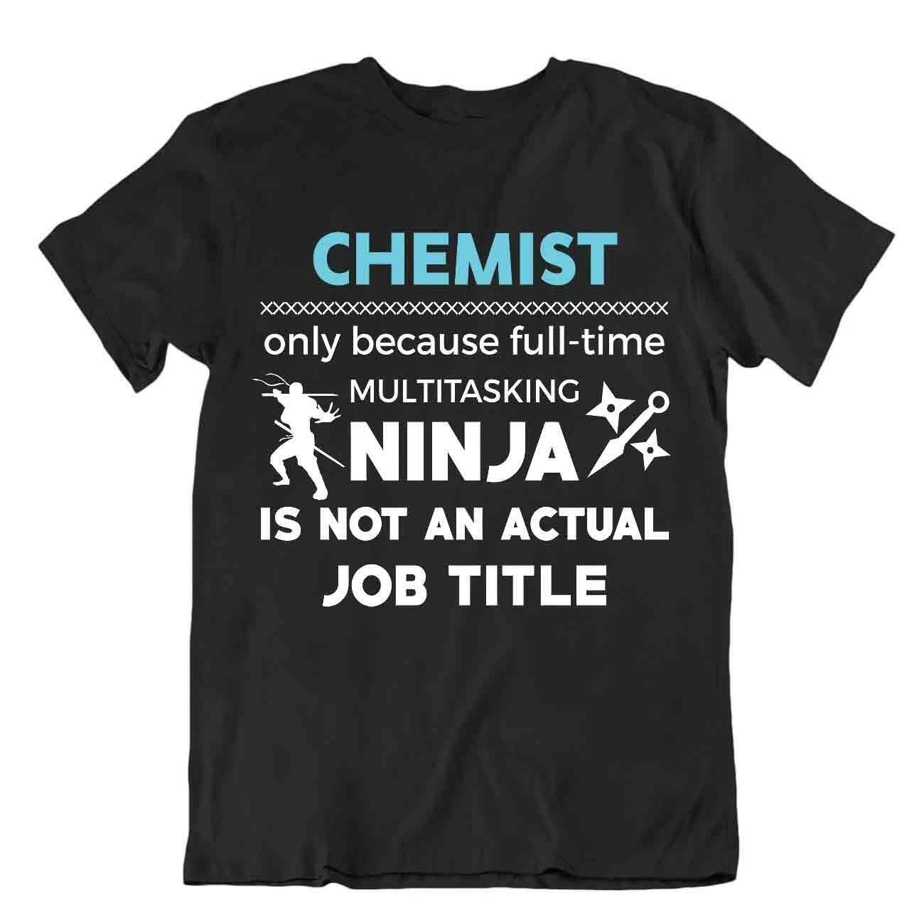 Chemist T-Shirt Nerd Novelty Slogan Tee Mens Funny Chemistry Shirt XL