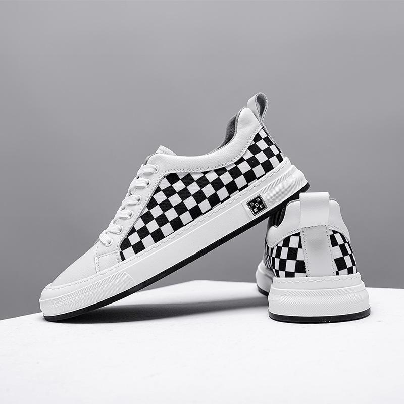 

Модные хипстерские кроссовки Xiaobai Cool Casual Board Shoes для активного отдыха на открытом воздухе, легкие кроссовки для бега, спортивные кроссовки на шнуровке для мужчин 38 белый