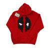 Deadpool Mens Splat Face Cotton Hoodie