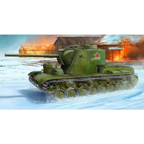 Trumpeter 1/35 Soviet KV-5 Super Heavy Tank Plastic Model