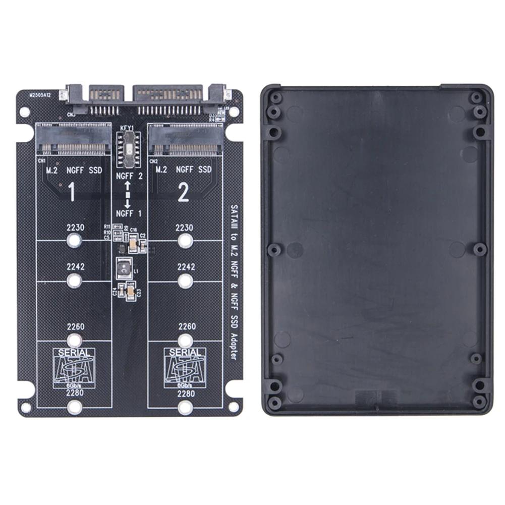 NGFF To SATA3 Adapter Card + USB Converter M.2 NGFF SSD MSATA Protocol To Serial Port Adapter for PC Laptop