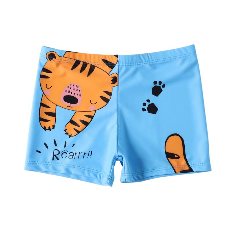 3-8 Years Children Beach Shorts Cartoon Print Toddler Boys Swimsuit Board Shorts Boys Bathing Suit Swimwear Summer Swimming Pant