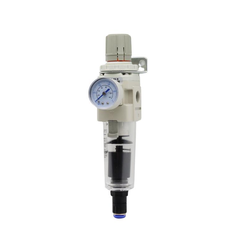 SMC AW30/AW40 Air Filter Regulator with Auto Drain & Built-in Gauge