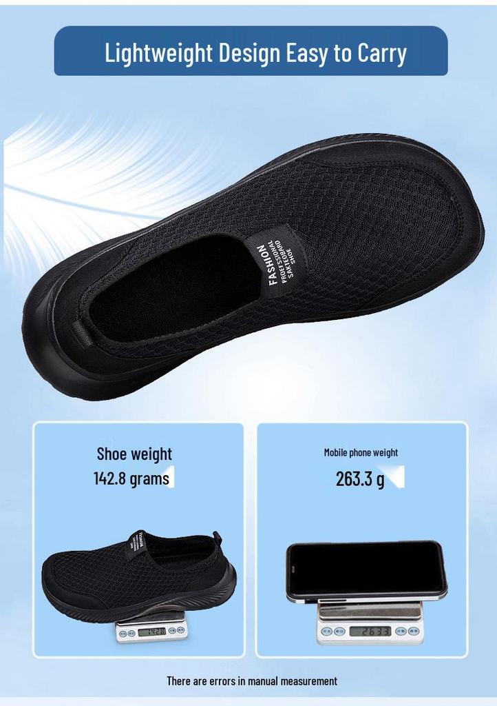 Men's and Women's Summer Breathable Rehab Shoes for Swollen Feet, Bunions, and Elderly Comfort.