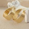 Copper Material Exaggerated Geometric Irregular High-End Earrings Personality Temperament Simple Earrings Earrings