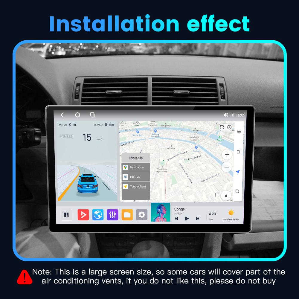 13'' Android 12 Car Stereo Radio Player GPS For Toyota Tundra Sequoia 2014-2018