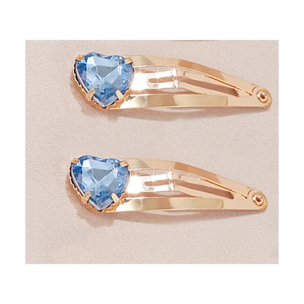 Pink Rainbow Love Side Bangs Clip - Fashionable Alloy Jewelry Hairpin for Girls