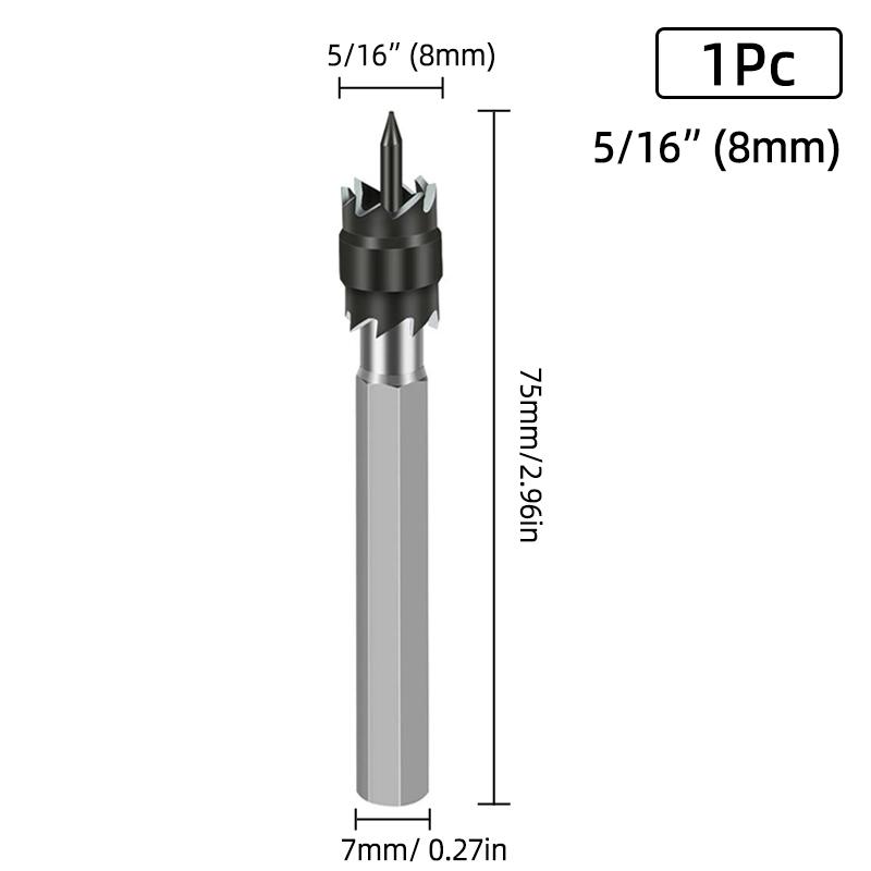 

HSS двухсторонняя вращающаяся точечная сварка Broca Metal 8-сторонний резак 9,5 мм для удаления битума сверло открывалка для отверстий резак инструменты для точечной сварки